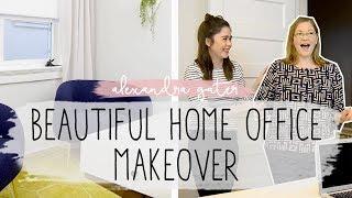 Bedroom Turned Home Office Makeover  Budget Decor