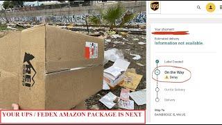 Democrats expedite destruction of Los Angeles - daily stolen packages off trains. Hilarious vid