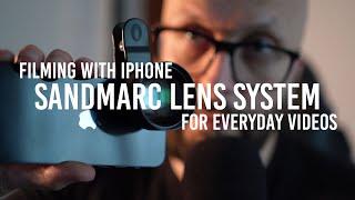 Turn your iPhone into everyday video camera  Sandmarc lens system
