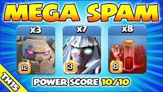 GOLEMS + E-TITANS = 3 STAR SPAM TH15 Attack Strategy Clash of Clans