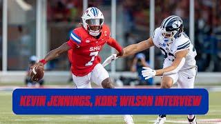 Kevin Jennings Kobe Wilson talk SMU loss to BYU  SMU Football Press Conference