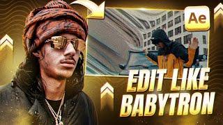 How to edit like BABYTRON - Music Video Effects Tutorial AFTER EFFECTS