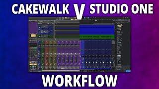 Cakewalk VS Studio One WORKFLOW