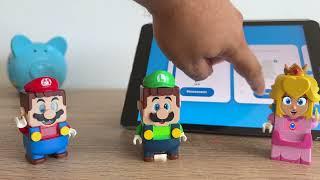 How to connect Lego Mario Peach and Luigi to the Lego Super Mario App