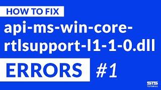 api-ms-win-core-rtlsupport-l1-1-0.dll Missing Error  Windows  2020  Fix #1