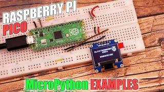 Raspberry Pi PICO  Starting With MicroPython + Examples  I2C OLED ADC PWM