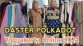 Dress Womens  Gamis Batik Kombinasi Polos Modern #onlineshopping Yogyakarta