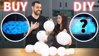 BUY vs DIY - $3000 Cloud Lamp w speaker & responsive lights