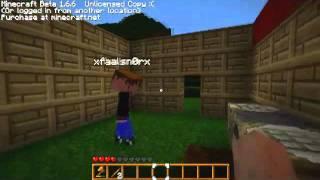 MineCraft Lets Play Dutch The First Night