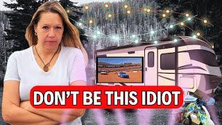 Avoid Being The Campground IDIOT  RV CAMPING Dos and Donts That Will SAVE YOU