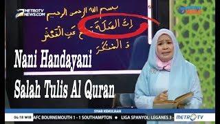 3 Fakta Ustadzah Nani Handayani Setelah Heboh Salah Tulis Al Quran di TV