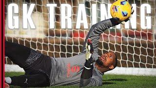 Goalkeepers Training  Inside Milanello