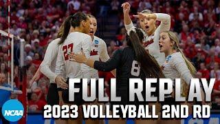 Nebraska vs. Missouri 2023 NCAA volleyball second round  FULL REPLAY