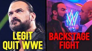Drew McIntyre Legit Quit WWE...Real Reason Drew McIntyres Quitting...HHH Backstage Fight