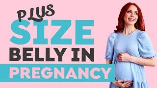 Plus Size Belly in Pregnancy  B Belly Pregnancy