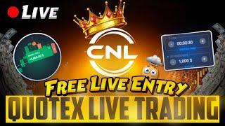 CNL  Quotex Live Stream Today  Live Market Analysis for Forex and Crypto  Crypto Trading Live 19