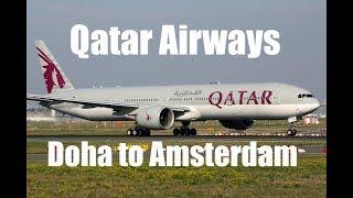 Rude Passenger & Tight Fits Qatar Airways - Doha To Amsterdam