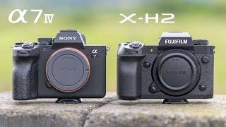 Sony A7 IV vs Fujifilm X-H2 - Full Frame vs Features  A7IV vs XH2 