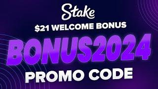 Stake Promo Code  BONUS2024 $21 FREE #stakepromocode