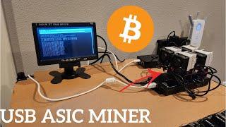 USB BITCOIN ASIC MINER  GekkoScience Compac F Setup and Review