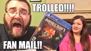 TROLLED MINECRAFT GAME Fan Mail REACTION WWE Wrestling Figures Unboxing and MORE