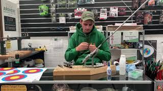 Archery - How to Fletch an Arrow With Feathers