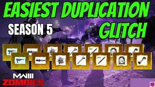 MWZ - EASIEST DUPLICATION GLITCH in MW3 ZOMBIES SEASON 5 MAX ESSENCE GLITCH + INFINITE LOOT GLITCH