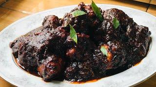 Rendang Hitam Ayam Terlajak Sedapp