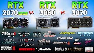 RTX 2070 SUPER vs. RTX 3060 vs. RTX 3070 in 2023 Test in 20 Games 1440p