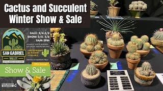 San Gabriel Valley Cactus and Succulent Winter Show and Sale 2022  #cactusshow #plantsale