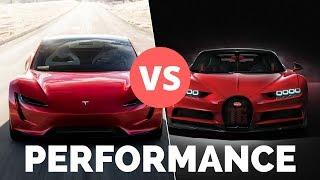 Tesla Roadster 2020 vs Supercars - Will it Win on ALL Performance Metrics?