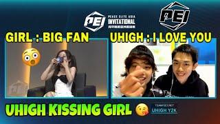 Team Secret Uhigh Flirting with Chinese Anchor in PEI  TS Uhigh interview  PEI  TS Uhigh Pubg 