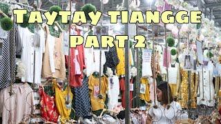 TAYTAY TIANGGE VLOG PART 2  50 pesos na damit #taytayvlog #taytayshopping