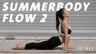 Summerbody Yoga Flow Teil 2  Ganzkörper workout für Bauch Beine Po Arme