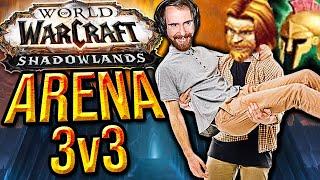 Asmongold CARRIED By Mcconnells ONE SHOT in FIRST Rated Arenas  Shadowlands PvP