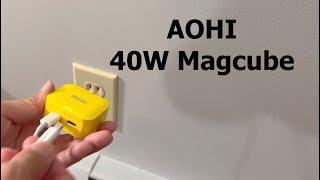 AOHI Magcube 40W Foldable Charger Unboxing