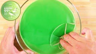 【DIY】アロエベラを丸ごと１個使って巨大アロエパキパキスライム作ってみた【slime ASMR】