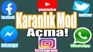 Karanlık Mod Açma  FacebookMessengerYouTubeWhatsApp Instagram Twitter