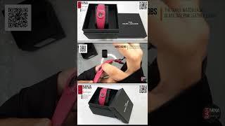 marc jacobs the donut watch ladies black dial pink leather strap I review I unboxing I highlights