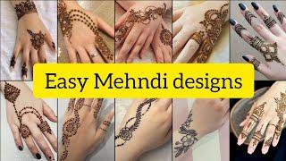 Easy Mehndi design #easymehndi #easymehndidesign #mehndidesign #mehndi