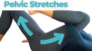 4 Pelvic Floor Stretches that Relax TIGHT Pelvic Floor Muscles   PHYSIO Beginners Routine