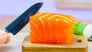 Best of Seafood Recipes- How To Make Miniature Salmon with Orange Sauce
