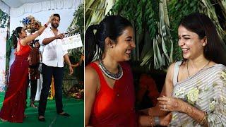 Niharika & Lavanya Tripathi Funny Moments @ Production No 1 Movie Launch  Varun Tej  #Varunlav