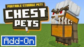 CHEST PETS ADDON for your Minecraft Bedrock Survival Marketplace Review