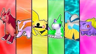 First To Catch A Rainbow Of NEW Shiny Pokemon Wins