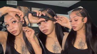 hair vlog my favorite install  *new* ready to go pre-styled frontal wig ft. alipearl hair