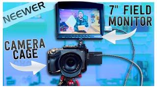 Neewer BIG field monitor & Fx30Fx3 cage really makes the difference