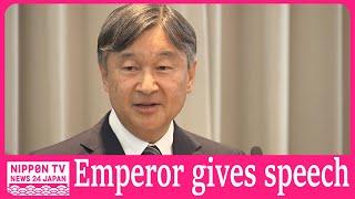 Emperor Naruhito attends reception gives speech on Japan-UK relations