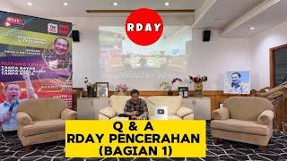 Q & A II PENCERAHAN ILMU RDAY Bagian 1