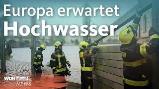 Hochwasser erwartet Vorbereitungen laufen – So heftig könnte es werden  WDR aktuell